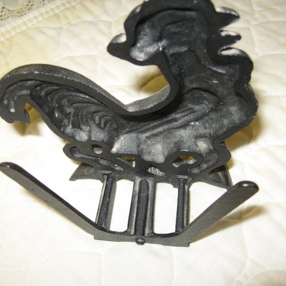 wrought iron metal rooster napkin holder - Picture 9 of 15